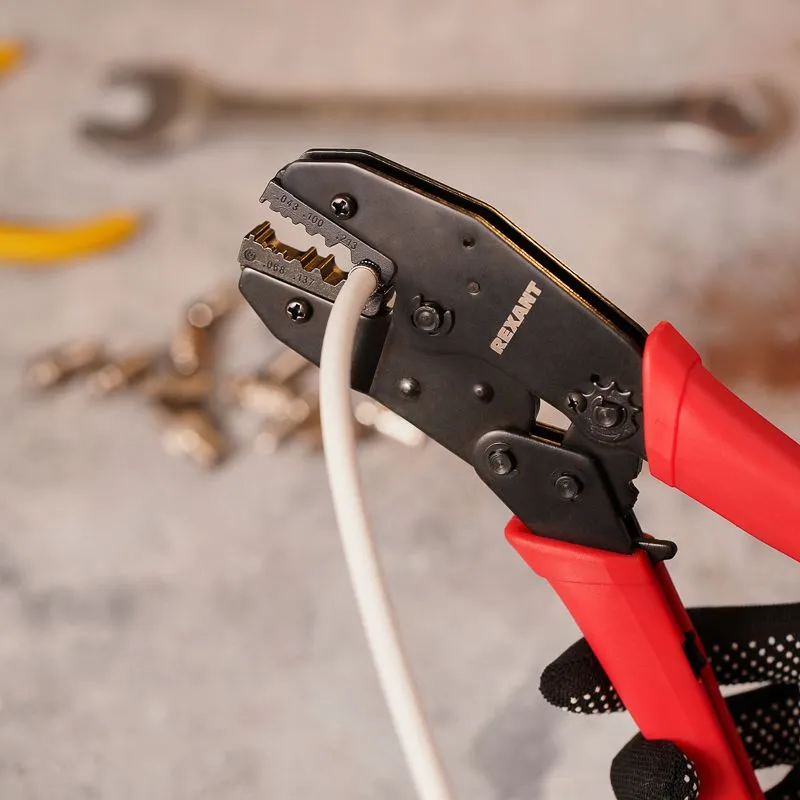 Кримпер HT-336G для обжима F и BNC разъемов типа RG-59, RG-58, RG-62, RG-174, Fiber Optic REXANT - Фото 2