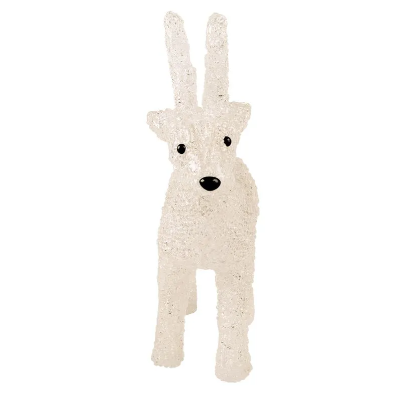 Акриловая светодиодная фигура Оленёнок 30х14х35 см, 4,5 В, 3 батарейки AA (не входят в комплект), 40 светодиодов NEON-NIGHT - Фото 4