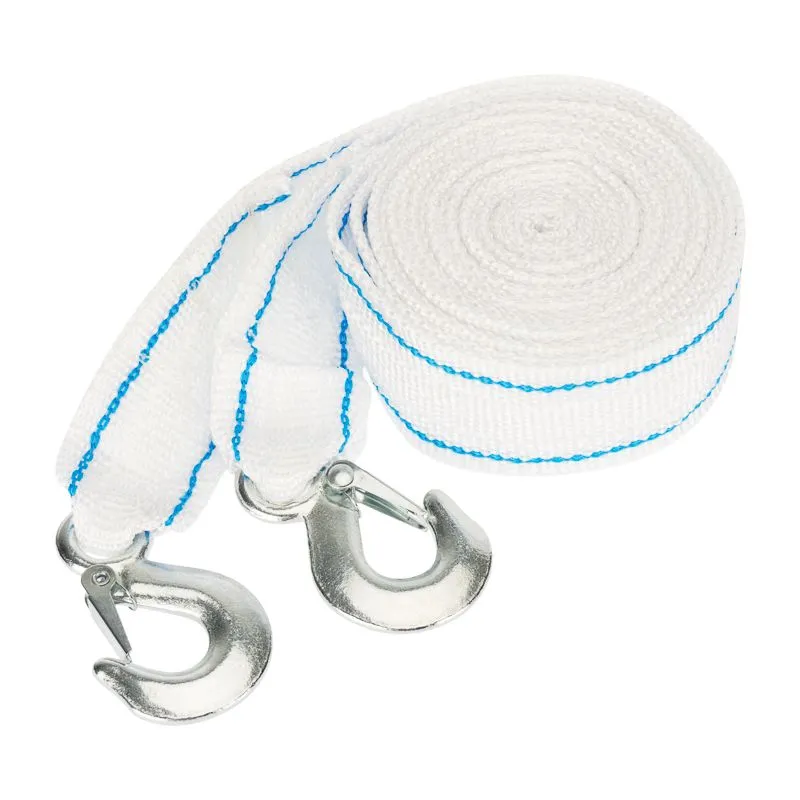 Трос буксировочный 10т, 5м, с двумя крюками REXANT