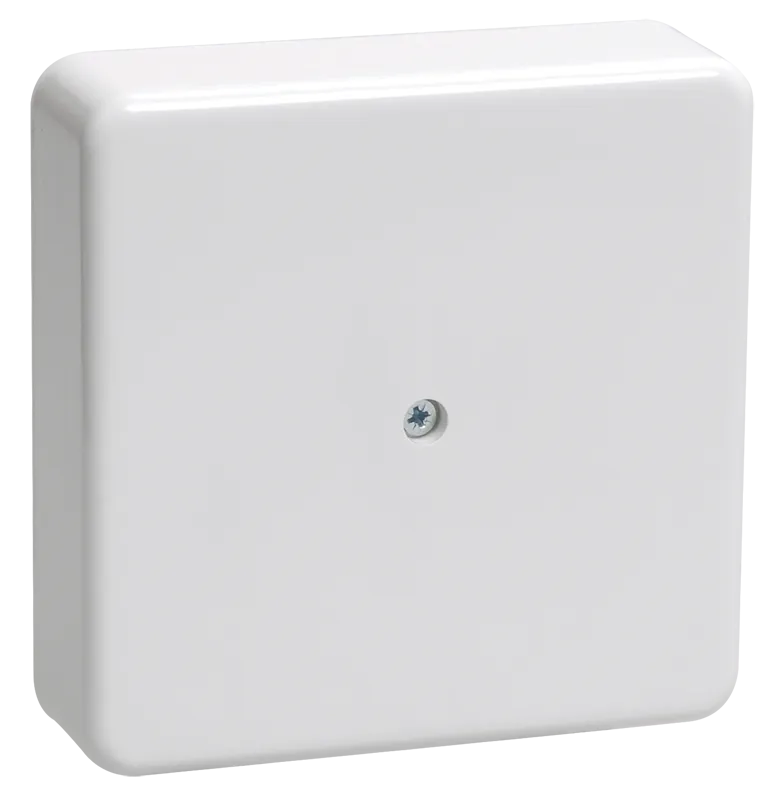 Коробка распаячная КМ для открытой проводки безгалогенная (HF) 100х100х44мм белая IEK UKO10-100-100-044-K01-E