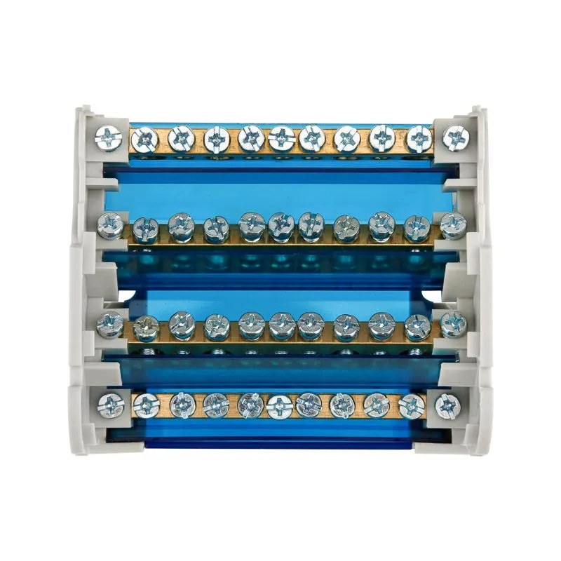 Шина на DIN-рейку в корпусе (кросс-модуль) 4х11 REXANT - Фото 4