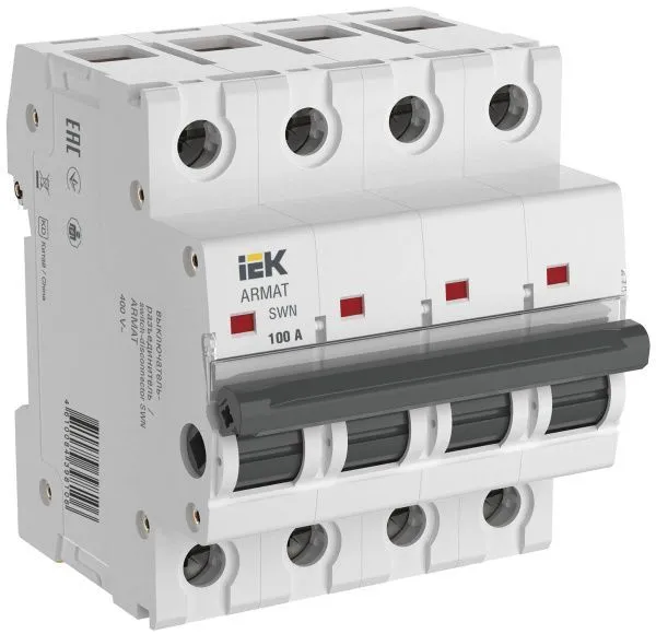 ARMAT Выключатель-разъединитель SWN 4P 100А IEK AR-SWN-4-100