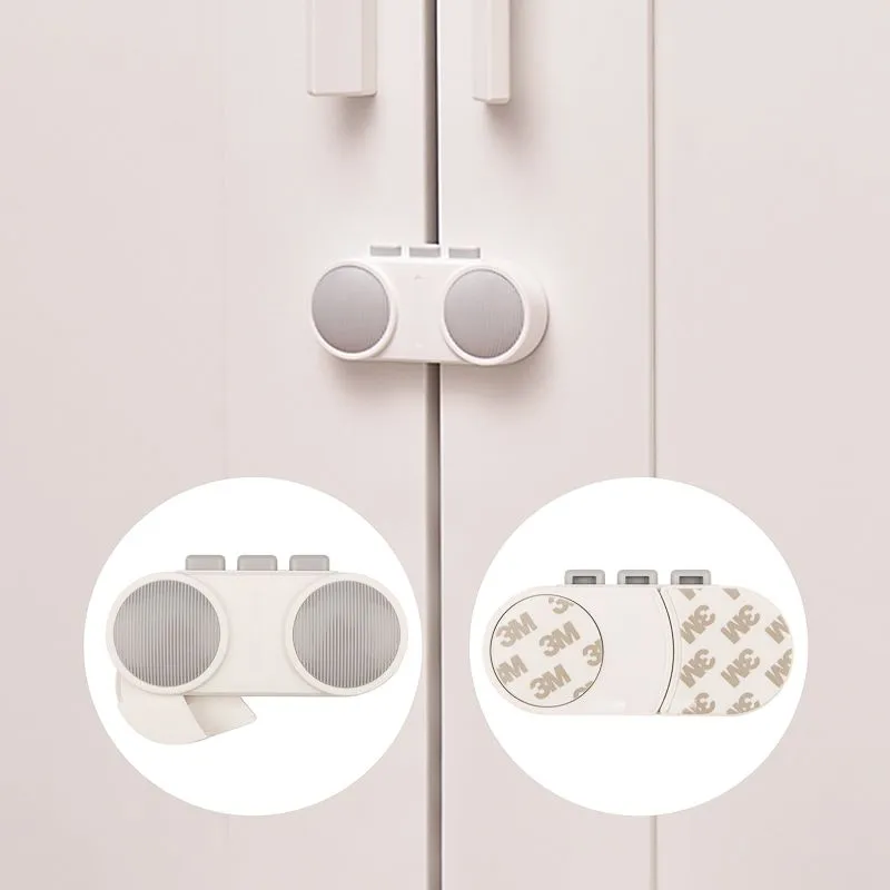 Замок-блокиратор для шкафов и холодильников клеевой HALSA - Фото 3