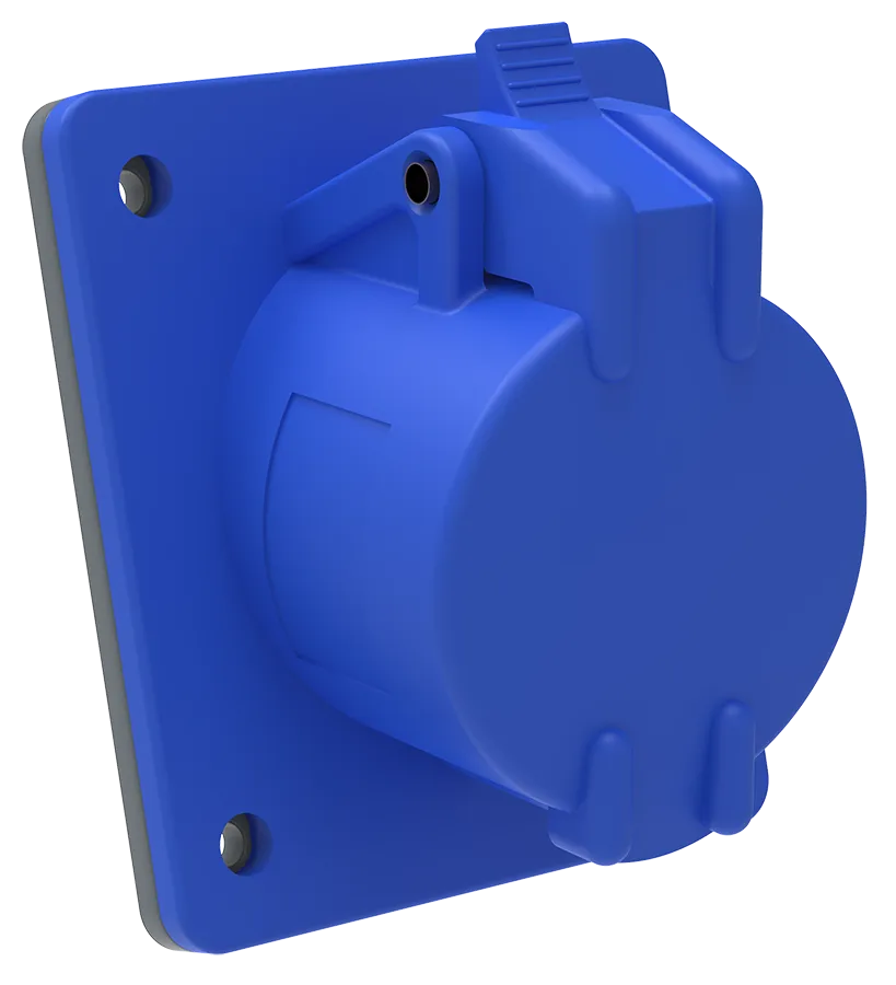 MAGNUM Розетка встраиваемая ССИ-413 16А-6ч/200-250В 2P+PE IP44 IEK