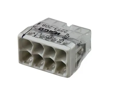 2273-208 Экспресс-клемма 8-проводная до 2,5 мм², (50 шт./уп.) WAGO