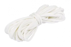 Шнур из п/э нити для фиксации проводов на изоляторах, цвет - белый, (5м /уп), ТМ "МезонинЪ" GE70005-