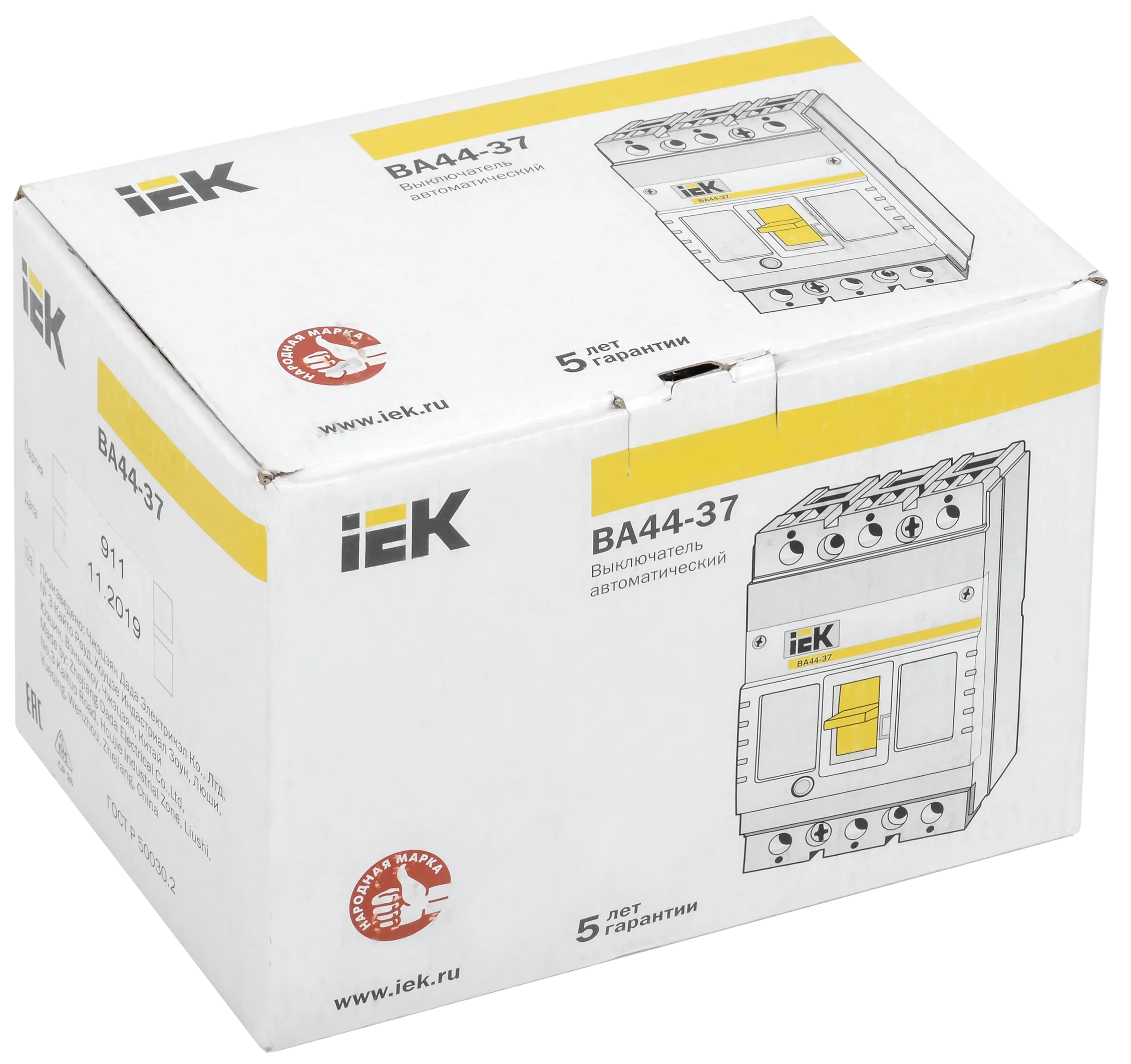 Выключатель автоматический ВА44-37 3Р 250А 35кА IEK - Фото 2