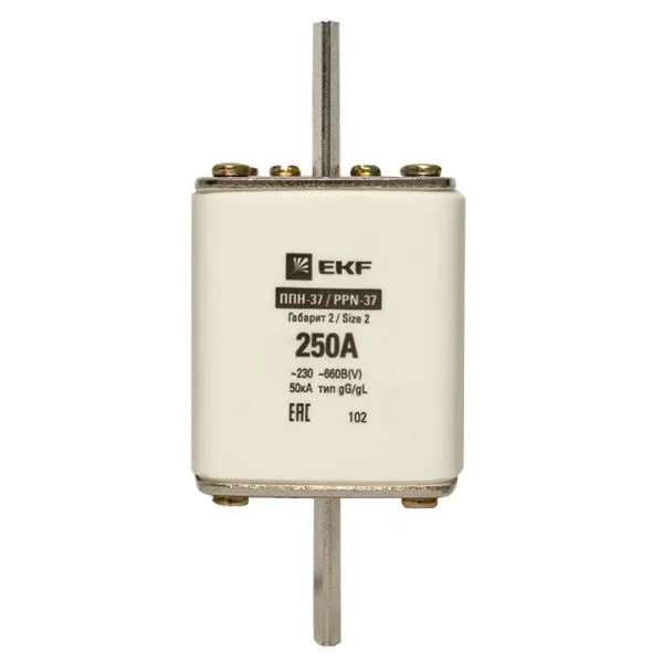 Плавкая вставка ППН-39 630/250А габарит 3 EKF - Фото 6