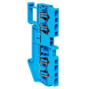 Колодка клеммная пружинная ST-2.5 28А 4 вывода синяя EKF PROxima plc-jxb-st-2.5-4-blue