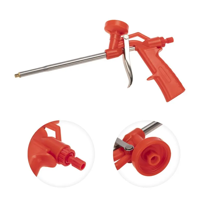 Пистолет для монтажной пены пластиковый усиленный с конфузором и регулировкой-трещоткой REXANT - Фото 3