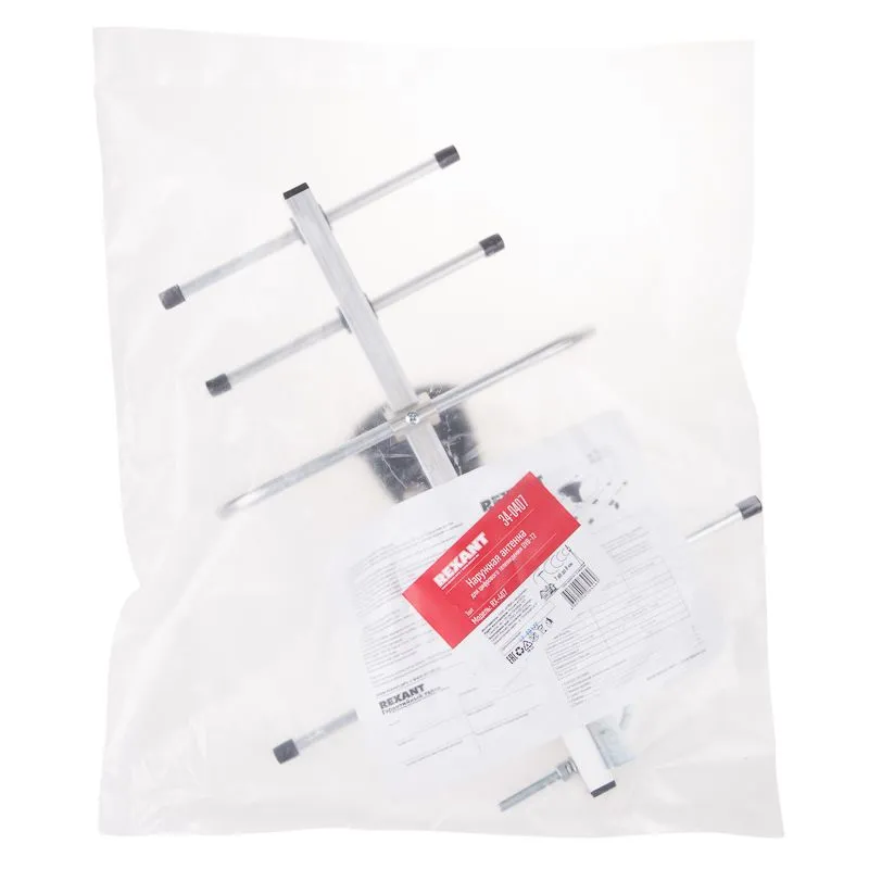 ТB антенна наружная для цифрового телевидения DVB-T2, RX-407 REXANT - Фото 3