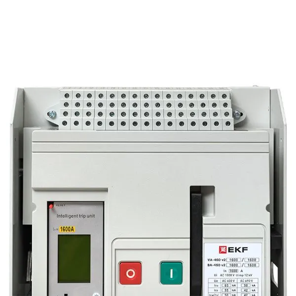 ВА-450 1600/1600А 3P 65кА выкат., корзина гориз., ETU(220В AC) LCD ModBus-RTU, мп/нр/вкл.к.(220В AC), ав/доп. 1CO/2NO+4CO - Фото 6