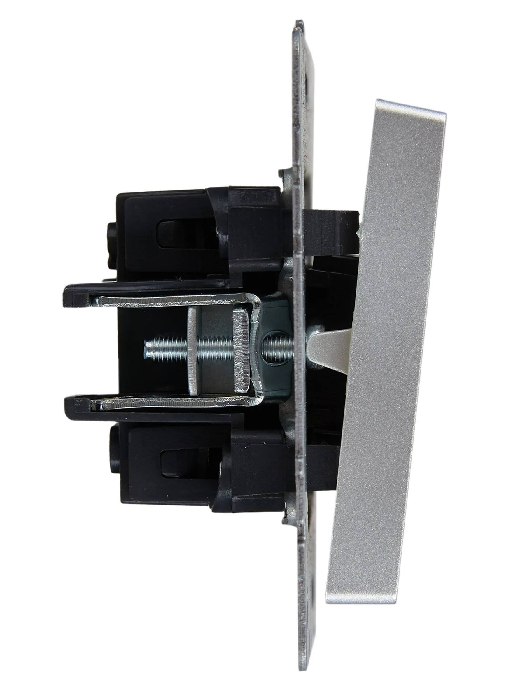 BRITE Выключатель жалюзи 10А ВС10-1-5-БрА алюминий IEK - Фото 7