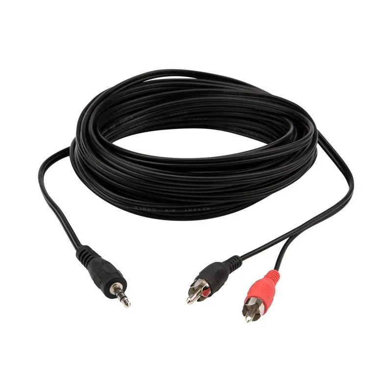 Шнур Стерео 3,5мм - 2 RCA, 5м REXANT - Фото 3