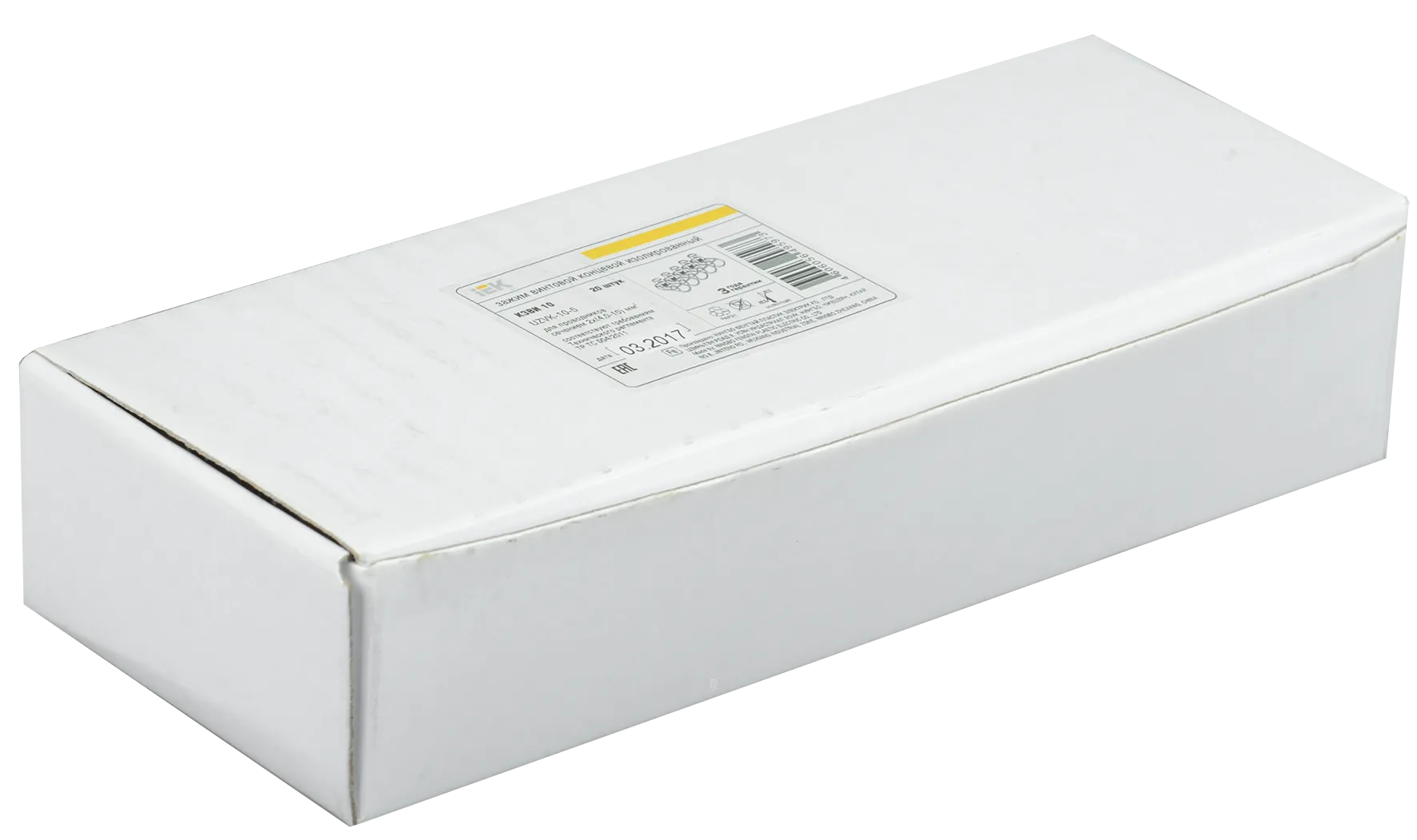 Зажим винтовой концевой изолированный КЗВИ 10мм2 (5x1) IEK - Фото 2