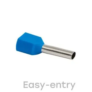 Наконечник штыревой втулочный НШвИ(2) 2,5-13 (50шт.) EKF nhvi2-2.5-13