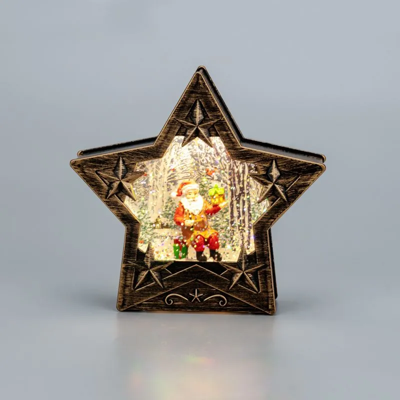 Светильник декоративный (фигура) Звезда с эффектом снегопада и подсветкой NEON-NIGHT - Фото 3