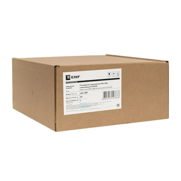 Разъединитель-предохранитель РПБ-2 250А левый привод, без ППН EKF Basic