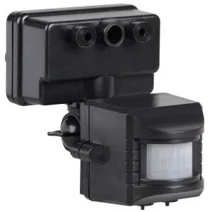 Датчик движения ДД-019 1100Вт 120град 12м IP44 черный IEK LDD13-019-1100-002