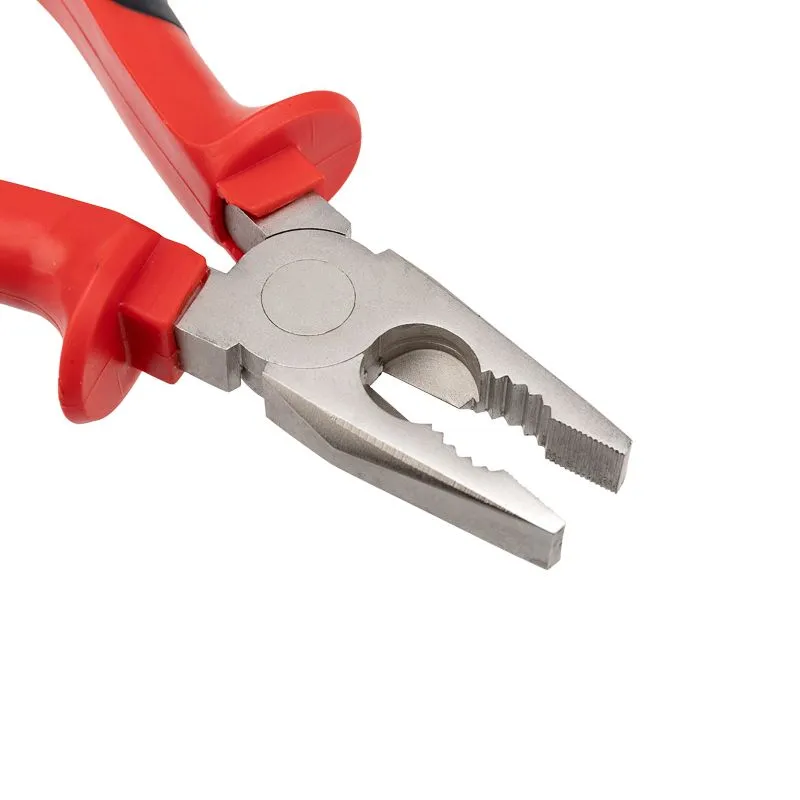 Плоскогубцы комбинированные 180мм никелированные, двухкомпонентные рукоятки REXANT - Фото 2