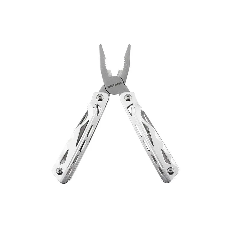Мультитул 12 функций REXANT 160 мм металлик 12-4904-2