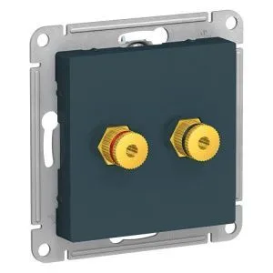 Розетка аудио 2-м AtlasDesign изумруд SE ATN000887 1240471