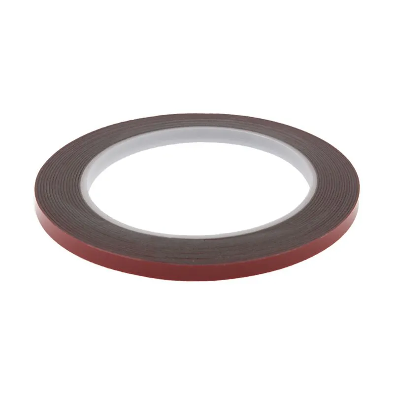 Двухсторонний скотч REXANT, серый, на HBA акриловой основе, 6 мм, ролик 5 м