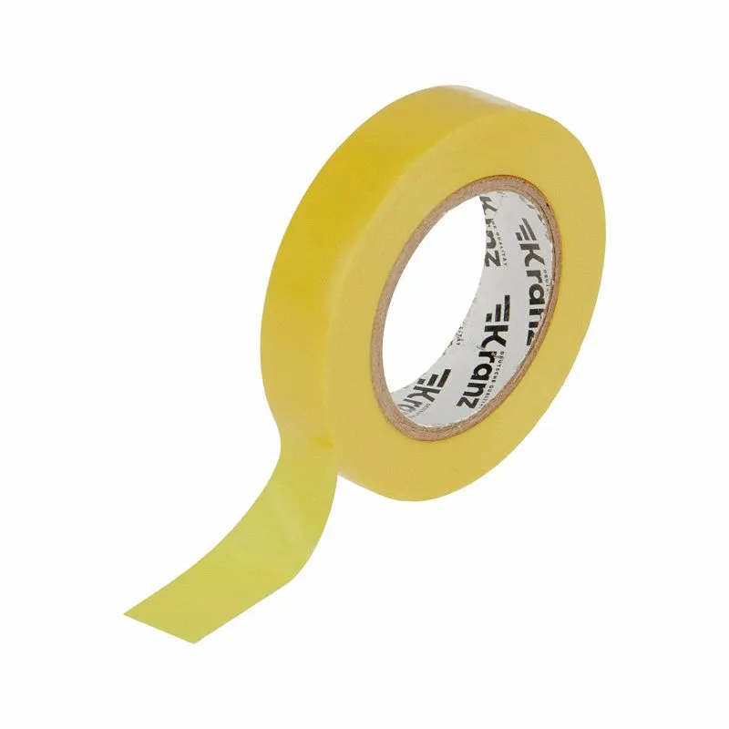 Изолента ПВХ 0,13х15мм, 20м, желтая KRANZ - Фото 3