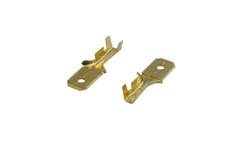 Клемма плоская штекер 6.3 мм 0.75-1.5 мм² (РП-п 1.5-(6.3) L = 20 мм) REXANT 08-0913