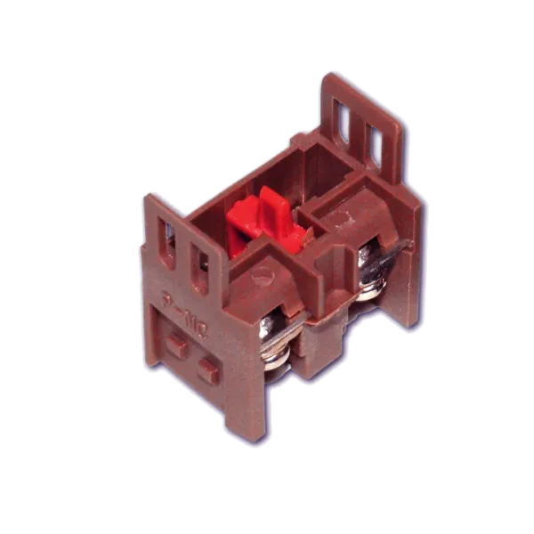 Контакт дополнит. для светосигнальной арматуры NC бордовый EKF