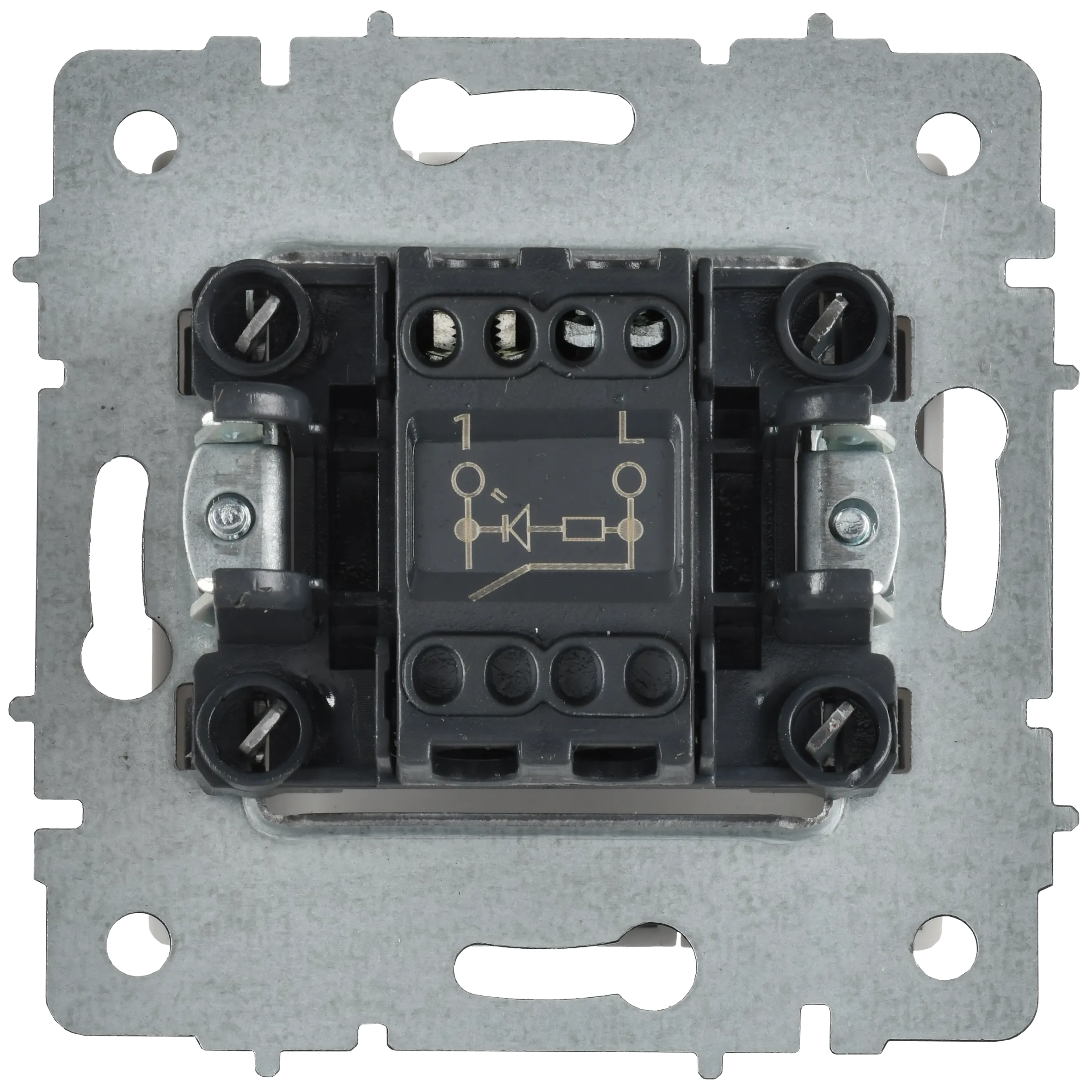 BRITE Выключатель 1-клавишный с индикацией 10А ВС10-1-1-БрАБ арктический белый IEK - Фото 5