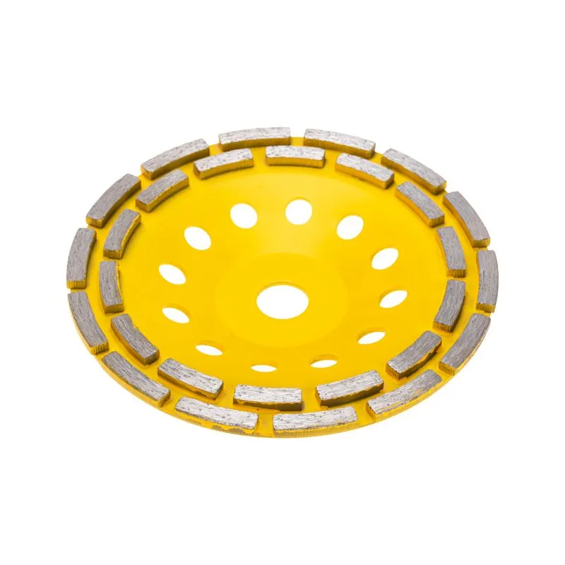 Чашка алмазная шлифовальная, двухрядная, 180х22,2мм KRANZ