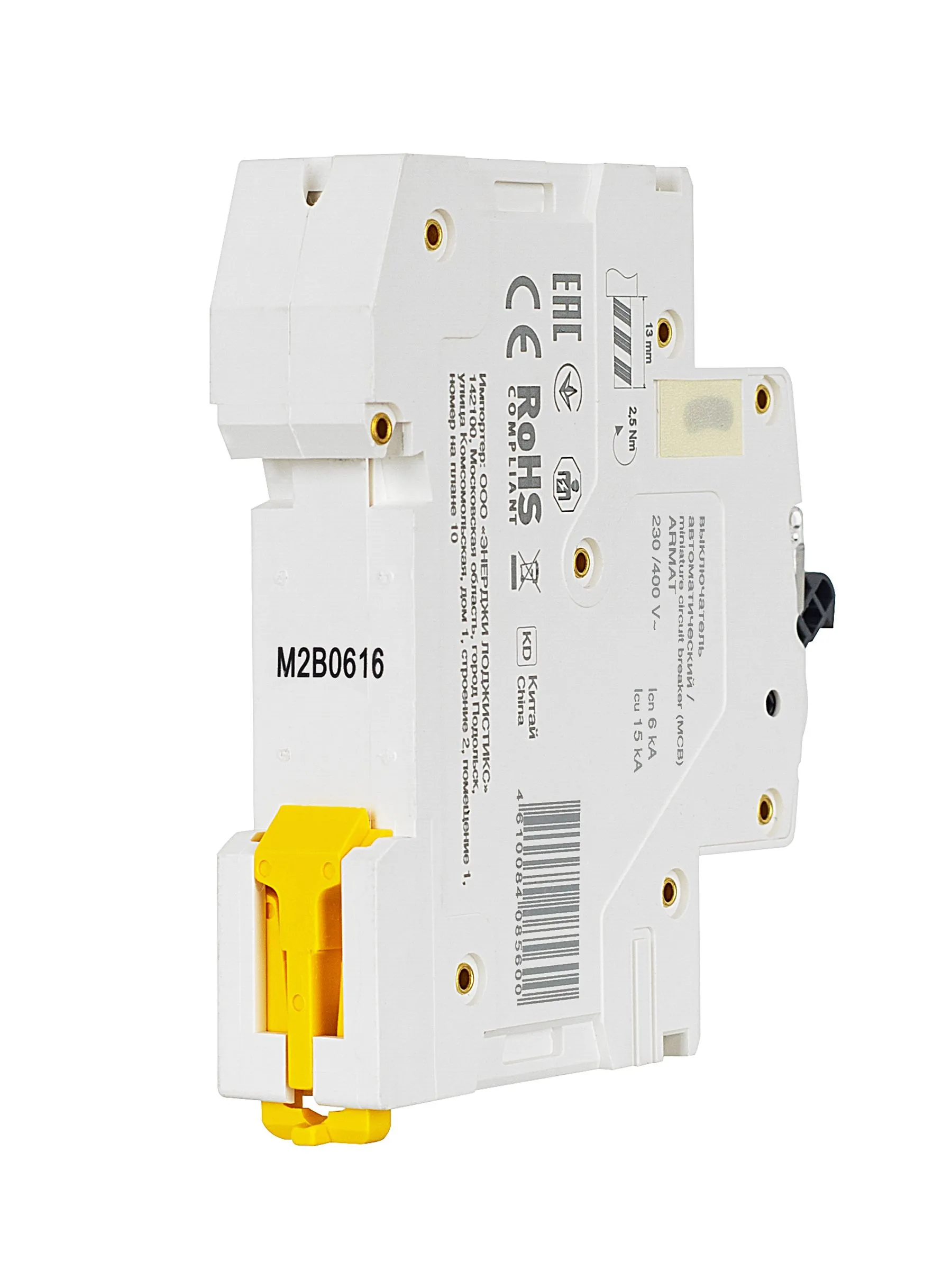 ARMAT Автоматический выключатель M06N 1P B 6А IEK - Фото 6