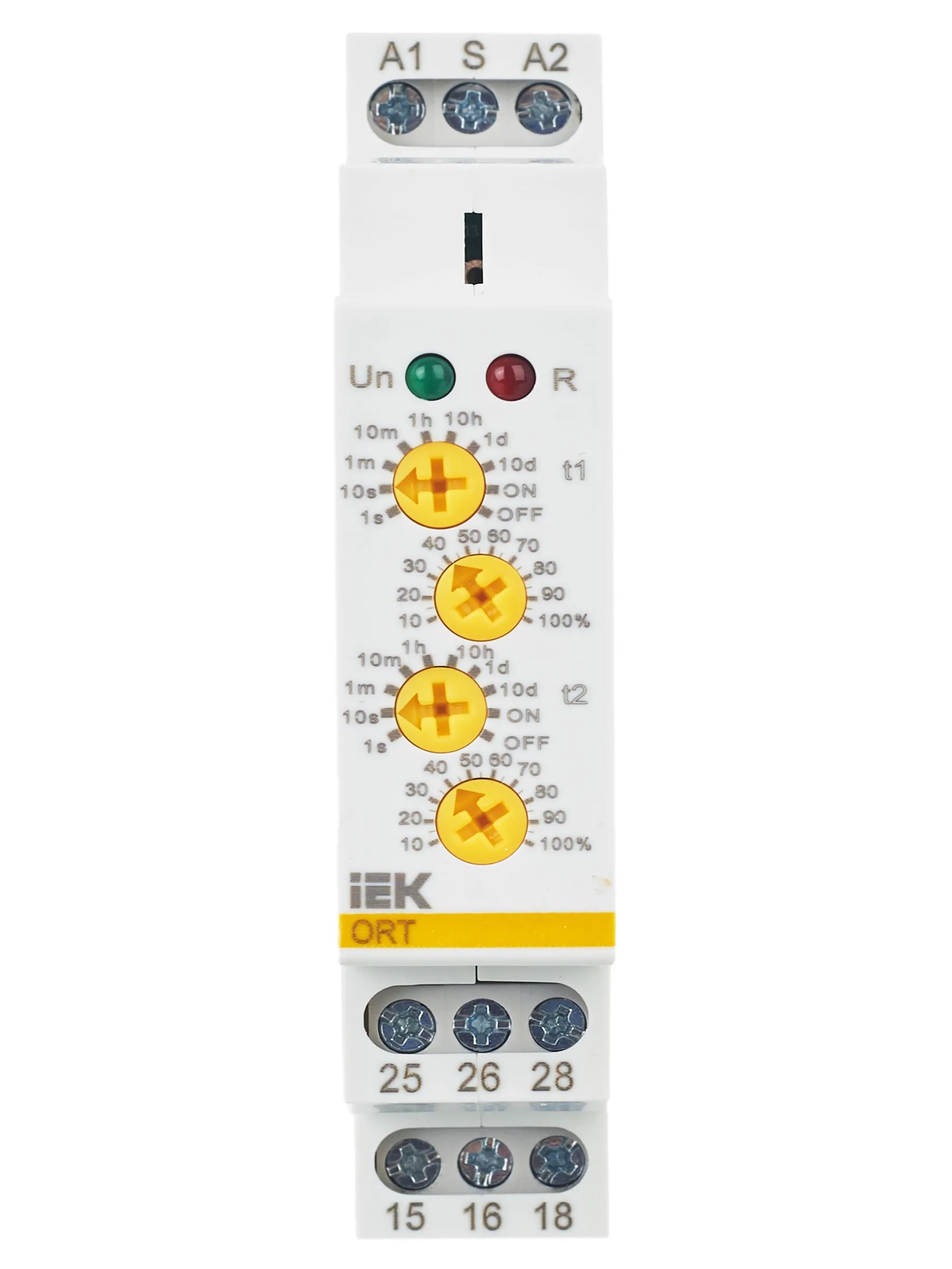 Реле времени ORT 2 контакта 2 уставки 230В AC IEK - Фото 6