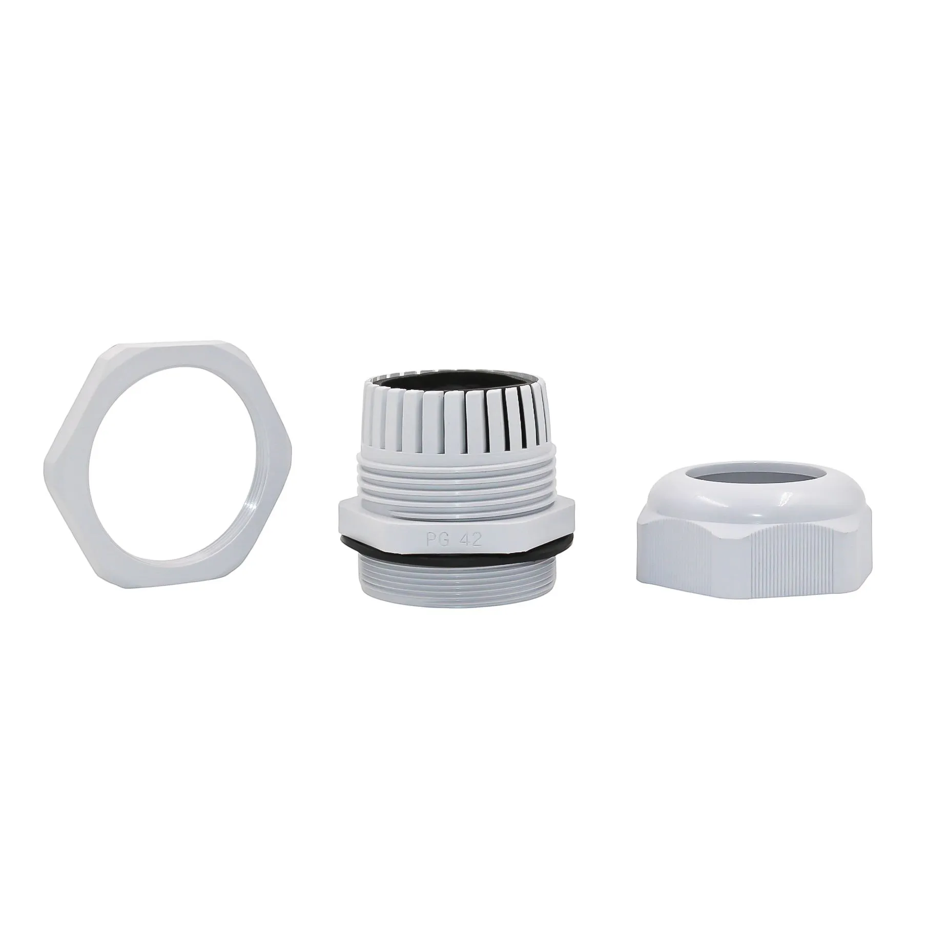 Ввод кабельный PG-42 серый, нейлон, IP68 (d кабеля 32-38 мм) DEKRON - Фото 3
