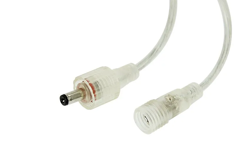 Соединительный кабель (2pin) герметичный (IP67) 2х0.35мм²  прозрачный  REXANT - Фото 2