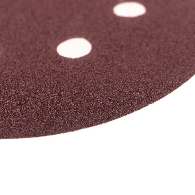 Диск абразивный на ворсовой основе, на липучке, перфорированный, P100, 125мм, 10 шт. KRANZ - Фото 4