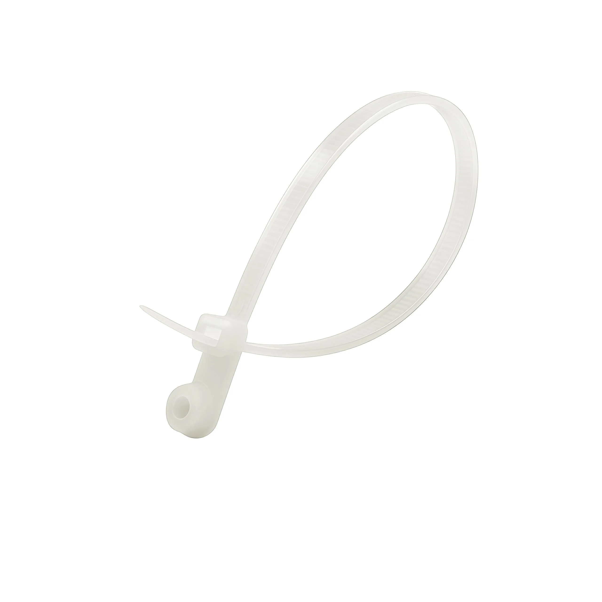 Стяжка нейлоновая под винт 4,5х220мм белая (уп. 100 шт.) (60 уп/кор) DEKRON DEK4.5х220W-O