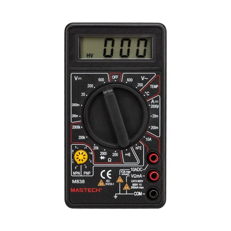 Портативный мультиметр M838 MASTECH 13-2004