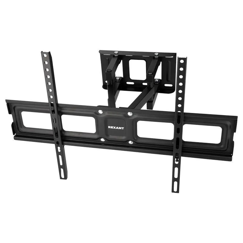 Кронштейн для телевизора 32"-65", наклонно-поворотный, двойное колено, серия HOME REXANT