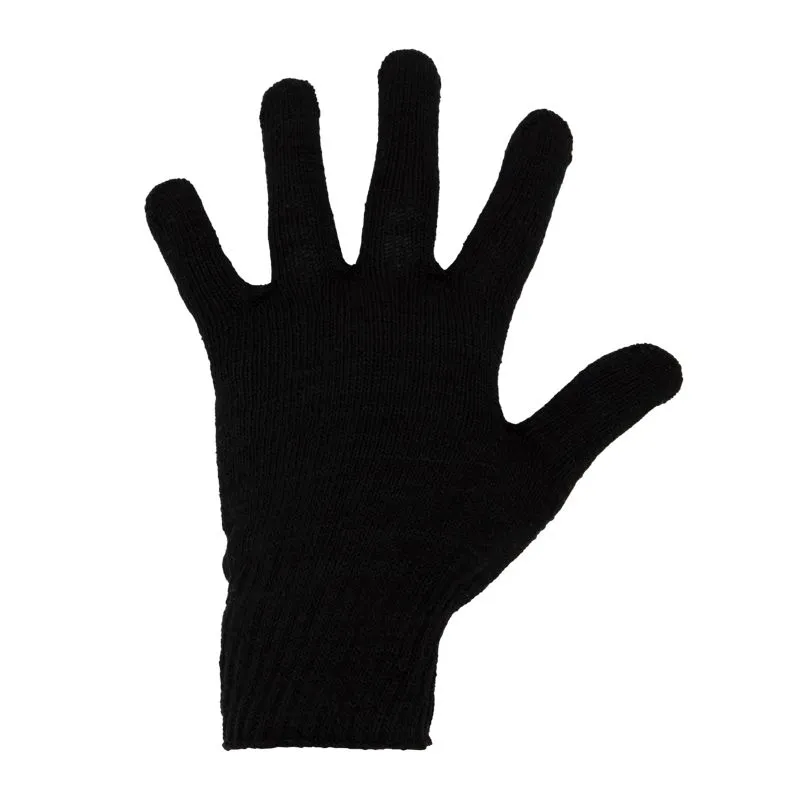 Перчатки х/б стандарт с покрытием ПВХ, размер M, 10 класс вязки, 5 нитей, черные - Фото 2