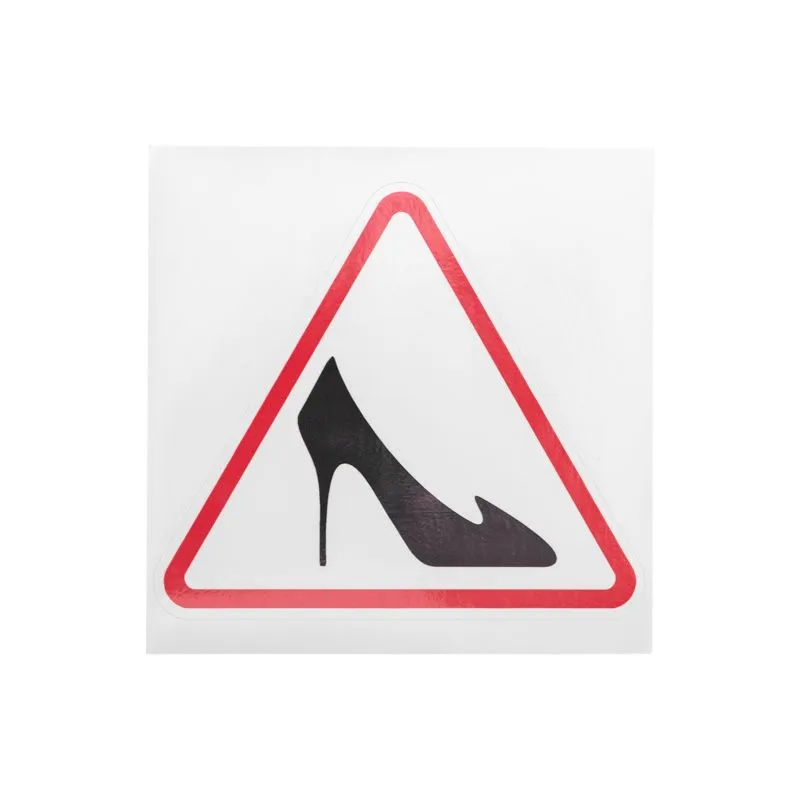 Наклейка  автомобильная "Дама за рулем" 150*150 мм REXANT