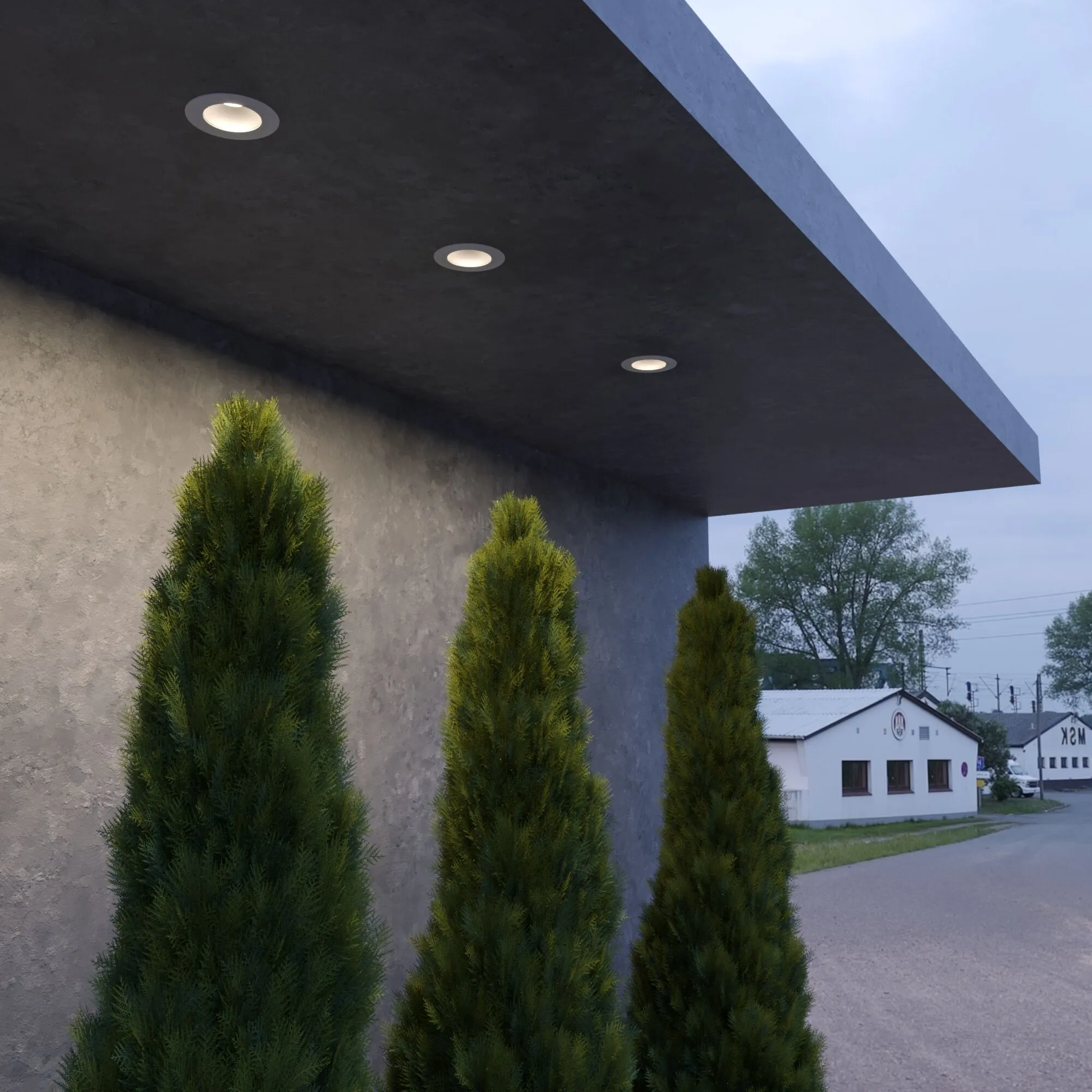 Светильник садово-парковый встраиваемый Light LED 3003 35128/U белый Elektrostandard - Фото 2