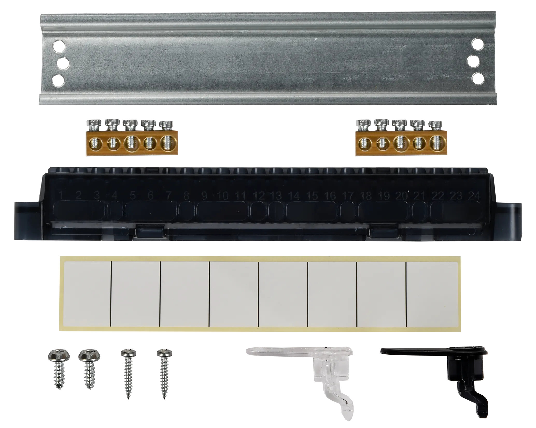 UNION Compact Корпус пластиковый ЩРВ-П-8 IP41 черная прозрачная дверь IEK - Фото 3