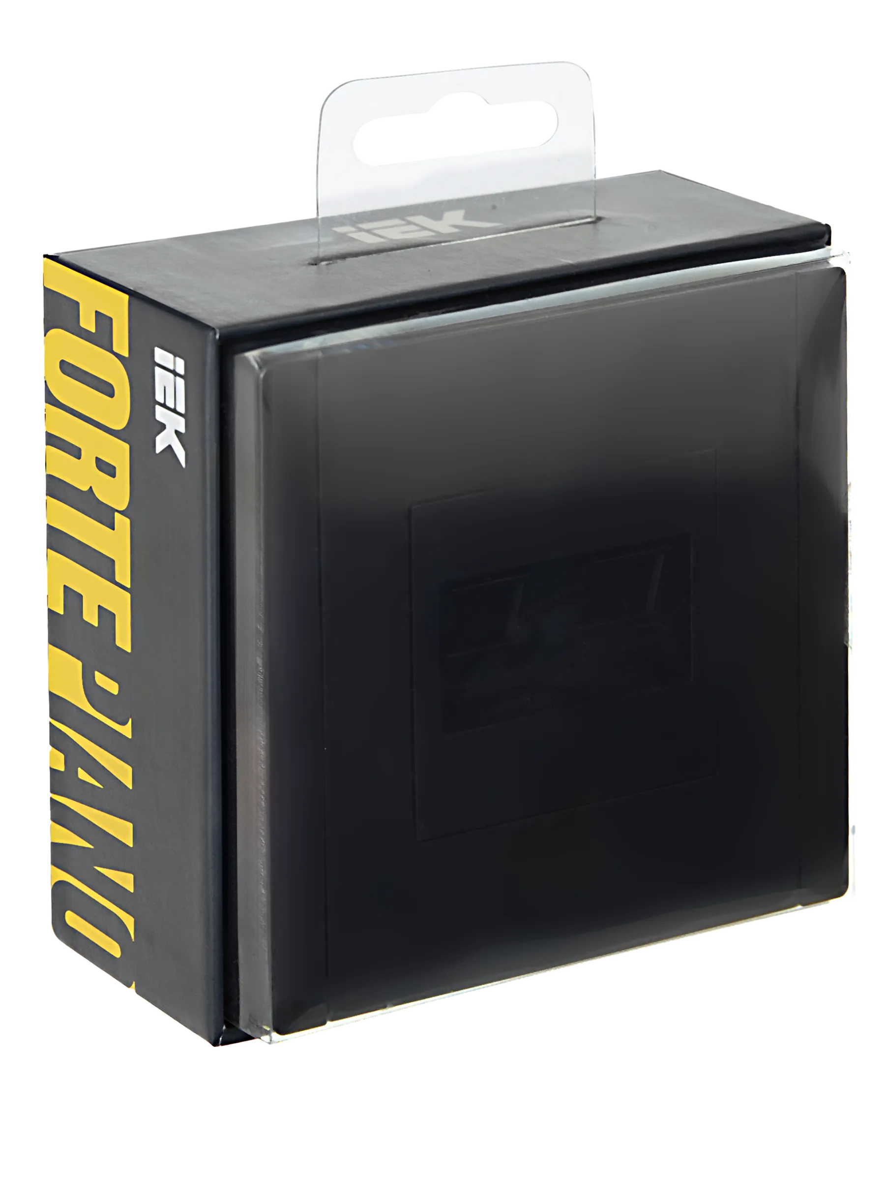 FORTE&PIANO Розетка компьютерная двойная RJ45 кат.6 FP134 черный IEK - Фото 2