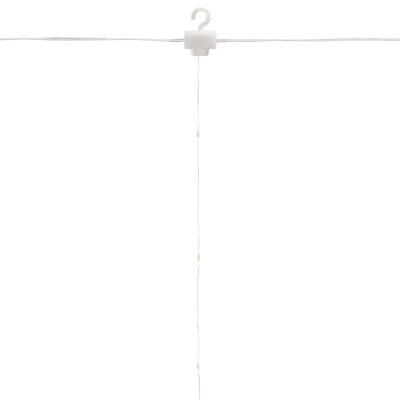 Гирлянда Светодиодный дождь из росы 3х3 м, теплый белый, USB + пульт управления NEON-NIGHT - Фото 4