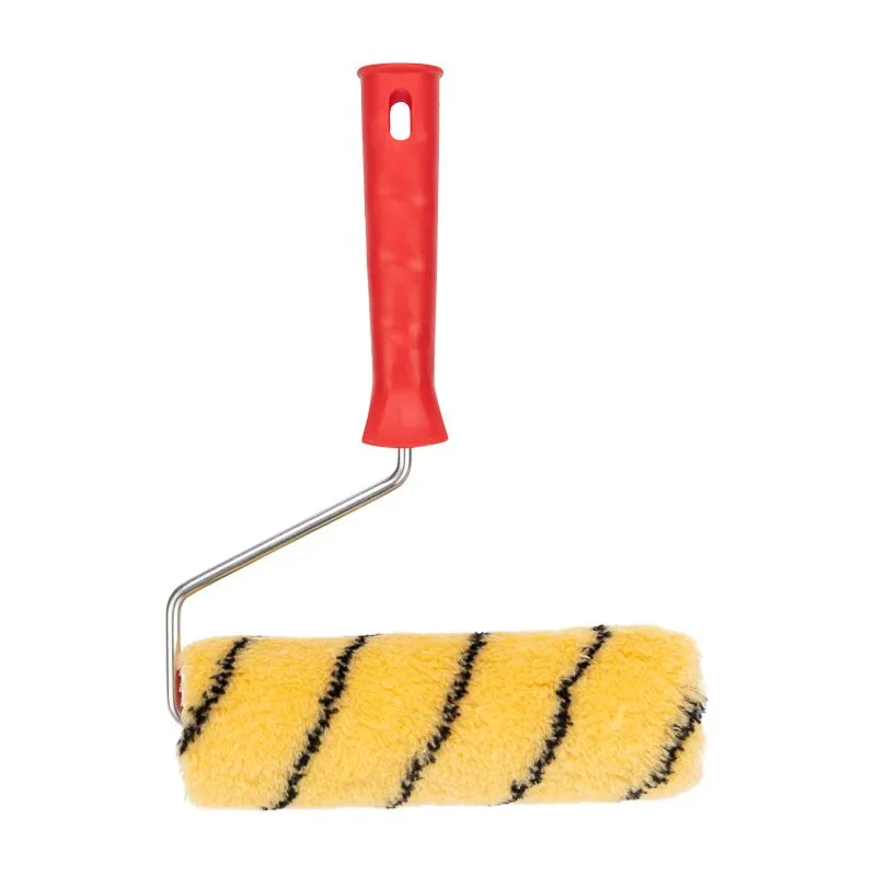 Валик полиакрил желтый с черной полосой, ворс 11 мм, ширина ролика 180 мм, бюгель 6 мм, Ø 42 мм REXANT - Фото 5