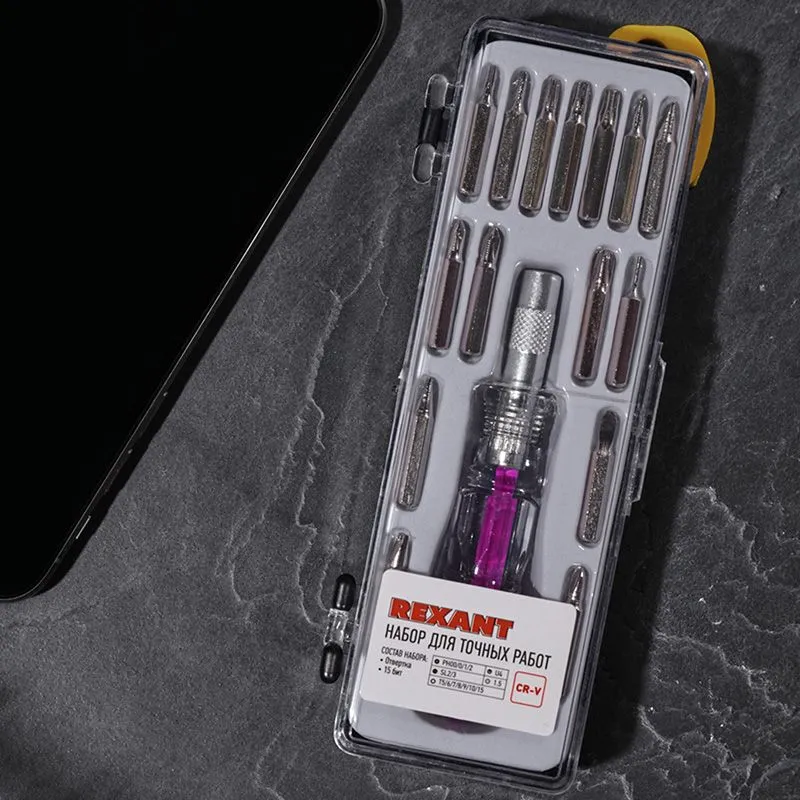 Набор отверток для точных работ 16 предметов REXANT - Фото 2