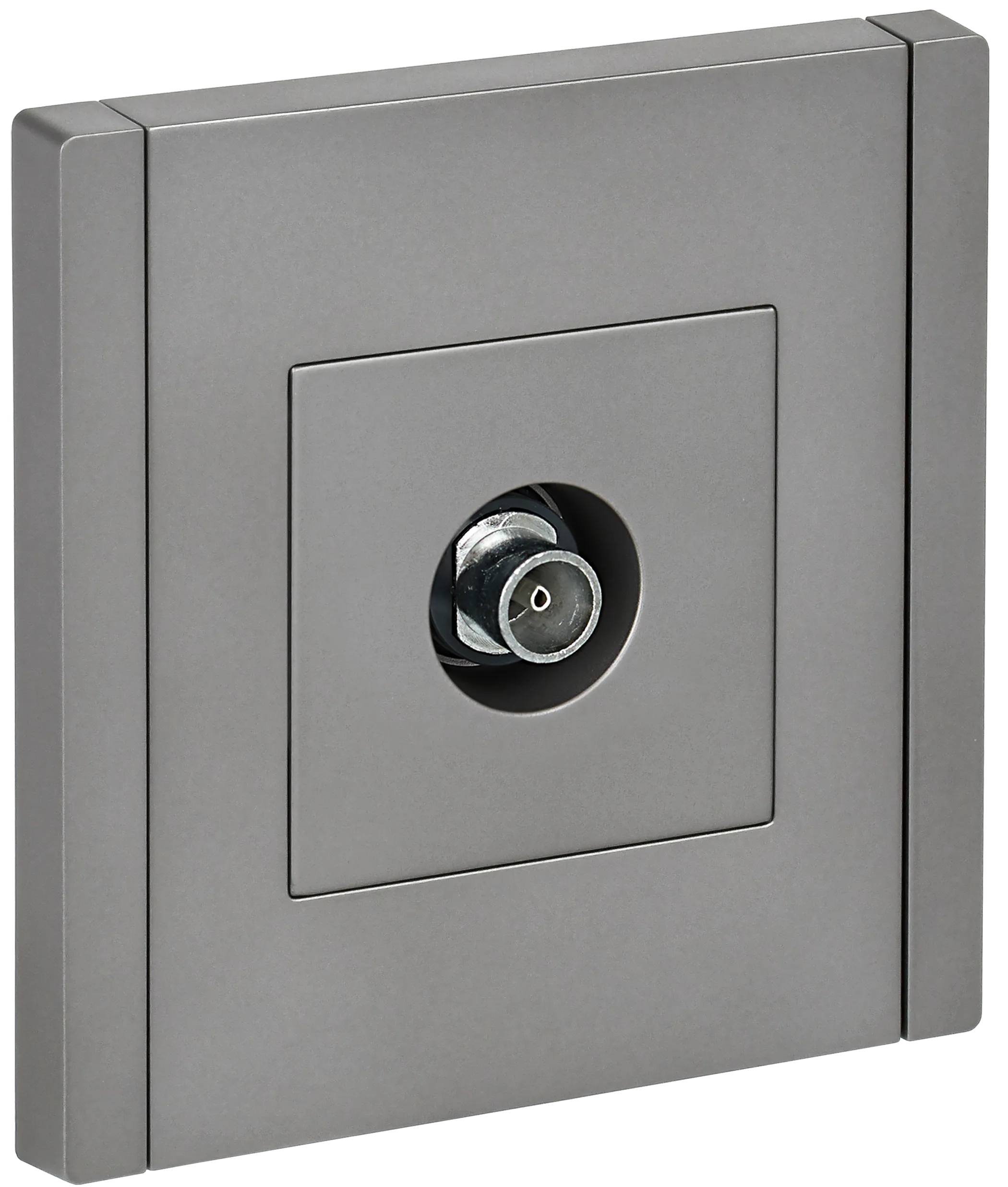 FORTE&PIANO Розетка TV оконечная FP528 сталь IEK