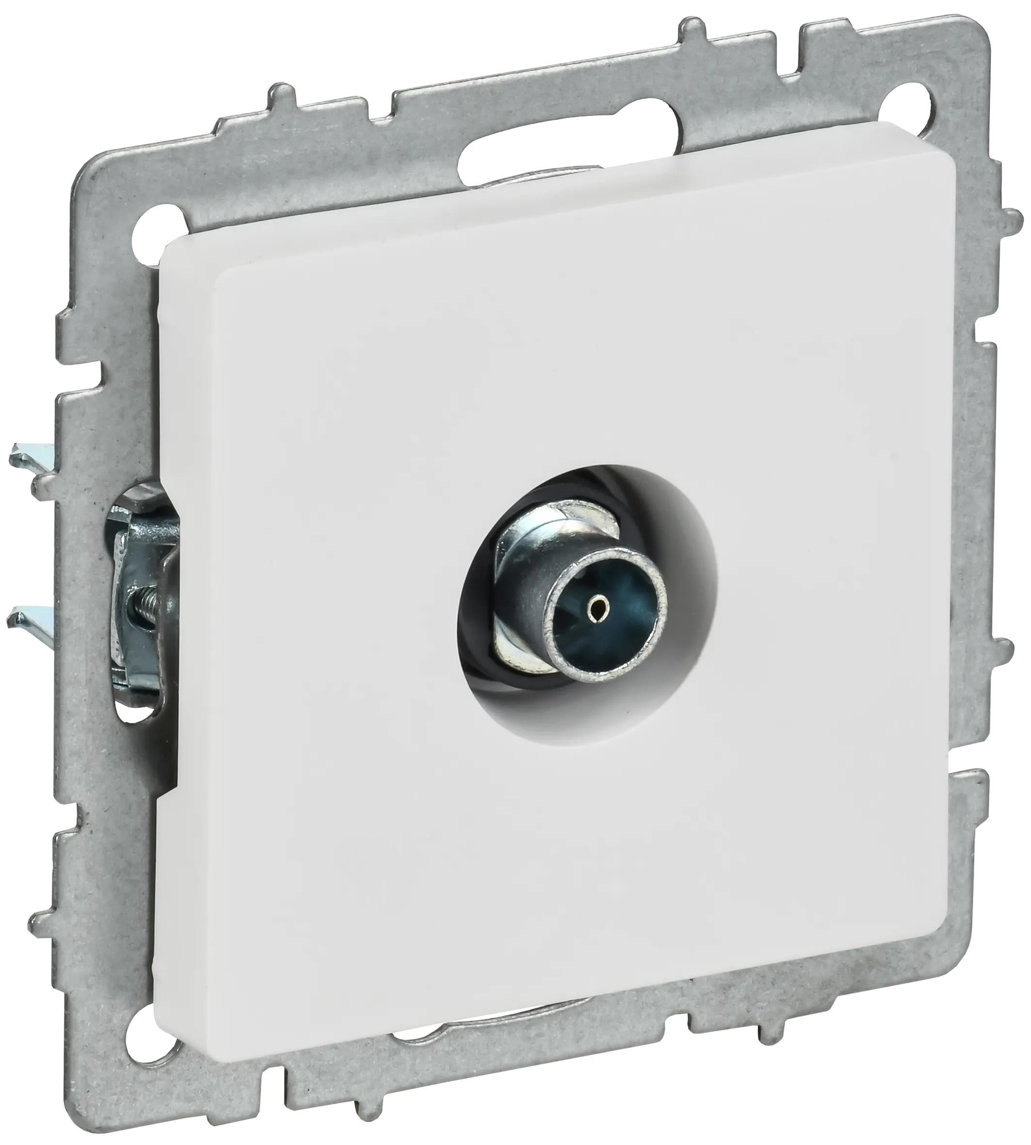 BRITE Розетка TV оконечная РТВ11-0-БрАБ арктический белый IEK BR-A10-O-K91